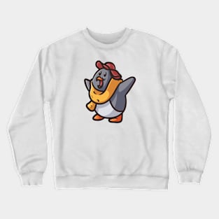 Happy winter penguin Crewneck Sweatshirt